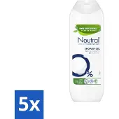Neutral Douchegel Parfumvrij 250 ml - Bulkverpakking - 5 stuks