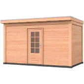 Westwood Douglas overkapping, 400 x 300, met schuur en achterwand, Comfort Plus