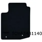 Toyota Aygo mattenset (4x) 'velours' (Charcoal) Origineel! PZ41090355FM