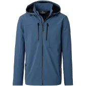 Casa Moda Softshell Jas Met Stretch En Afneembare Capuchon - L