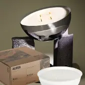 Alessi Rocc-Set-Medium-Amber-Geurkaars-mét-Container