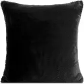 Eurofirany NINA Flanel Kussenhoes 60x60 cm - Zwart