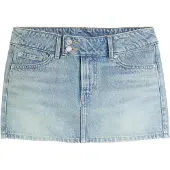 Levi's Superlow Mini Skirt Maat: W27 | Mini Rokken Outlet | Dames | Blauw