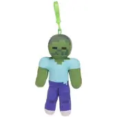Minecraft - Zombie Knuffel Bag Clip 12cm