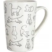 Banquet Keramische Mok met Kattenprint - 450 ml