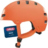 ABUS Fietshelm XOXO mono orange S - 51-55 cm - oranje - Geschikt voor gebruik op elektrische fietsen - stadsfietsen - 370 g