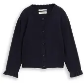 Tom Tailor Gebreid vest donkerblauw