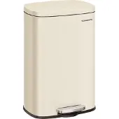 Songmics Keukenafvalbak – 50 liter – afvalbak – Beige