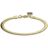 Lucleon Essentials | 5 mm Goudkleurige Armband met Visgraatschakels