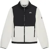 Superdry Fleece jas zwart / wolwit