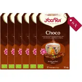Yogi tea Choco Bio - Biologische Kruidenthee met Cacao, Kaneel en Vanille voor een Warme en Rijke Smaak - Tray van 6 Stuks