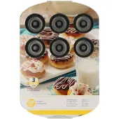 Wilton Donut Bakvorm - Donutmaker voor 12 Donuts - 35,2 x 23,5 cm