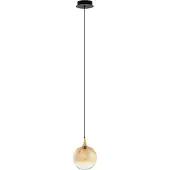 Lyora Hanglamp Orenda enkel amber glas