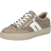Rieker Sneakers laag donkerbeige / wit