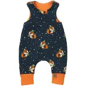 Land-Juwelen Rompertje/body blauw / oranje / wit