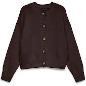 Vero Moda Gebreid vest 'VMHope' chocoladebruin