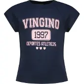 Vingino Shirt 'Houla' donkerblauw / mauve