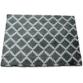 Zala living Vloerkleed Maroko D.Grijs 50x70cm - Wasbare Velours Deurmat