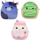 Jazwares pluche knuffel set Micromallows 3-delig verzamelfiguur.