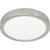 Eglo Led plafonnière Fueva 6 rond - rvs - Ø 21,1cm