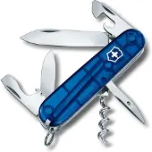 Victorinox Zakmes Victorinox Spartan Transparant Blauw