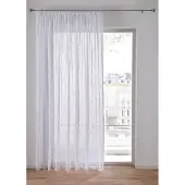 Bonprix Vitrage met borduursel van gerecycled polyester h/b: 145/450 cm
