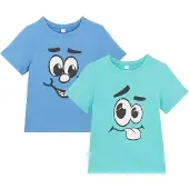 Bonprix T-shirt van biologisch katoen (set van 2) maat 104/110
