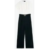 Bonprix Jumpsuit met decoratieve gesp maat 42
