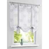 Bonprix Vouwgordijn met bindkoord en harten maat h/b: 140/140 cm