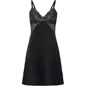 Bonprix Slipdress van glanzend satijn met kanten rand maat 52/54 (XXL)