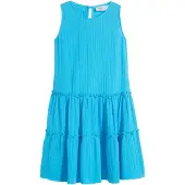 Bonprix Meisjes midi jurk van mousseline maat 158