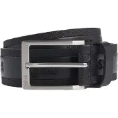 BOSS Leren Riem Pary--all-M Sz35 Leather Belt W80 Black Zwart