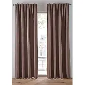 Bonprix Verduisterend gordijn met lichte structuur (2 stuks) maat H/B: 245/130 cm