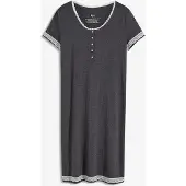 Bonprix Nachtjapon met knoopsluiting en split maat 40/42 (M)