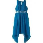 Bonprix Chiffon jurk met pailletten 140