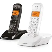 Motorola Draadloze Telefoon S1202 Dect Duo Mix Black&white (s1202wb)