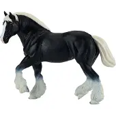 MOJO Horse World Zwarte Clydesdale Paard - 381083