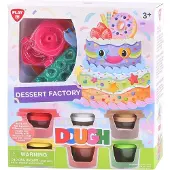 Playgo klei speelset toetjes - 6 kleurrijke kleipotjes voor kinderen.