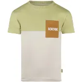 Koko Noko T-shirt groen Jongens Stretchkatoen Ronde hals Meerkleurig - maat 134