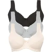 Bonprix Beugel bh met zacht biologisch katoen (set van 3) 110