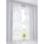 Bonprix Transparant gordijn met glanzende print (1 stuk) maat H/B: 225/140 cm