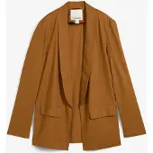 Bonprix Wijde blazer in een mix van linnen en viscose maat 54