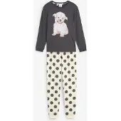 Bonprix Meisjes pyjama met biologisch katoen (2-dlg. set) maat 104/110