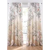 Bonprix Microvezel gordijn met rozenprint (1 stuk) maat H/B: 245/140 cm