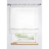 Bonprix Vouwgordijn in linnen look h/b: 130/100 cm