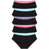 Bonprix Meisjes hipster met biologisch katoen (set van 5) maat 128/134
