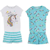 Bonprix Shortama van katoen (4-dlg. set) maat 176/182