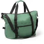 Roly Groen (gerecycled) canvas multifunctionele tas, hoofdvak met binnenvak. 43 liter