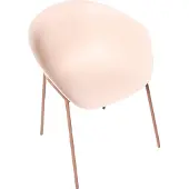 Beliani METEORA - Tuinstoel set van 2 - Beige - Kunststof