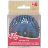 Funcakes Baking Cups - Piraten - 48 Stuks - Cupcake Vormpjes Papier